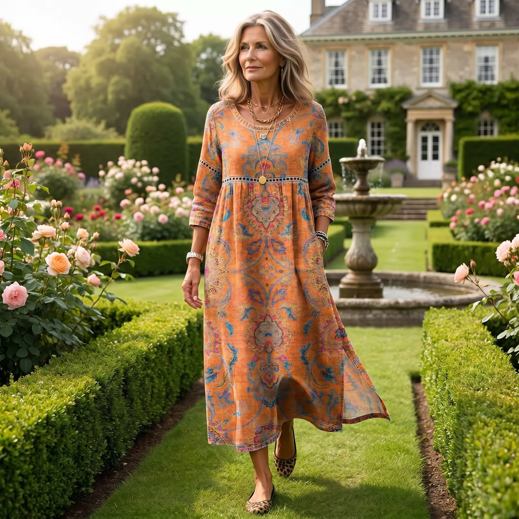EUGENIA | FLORAL MIDI DRESS