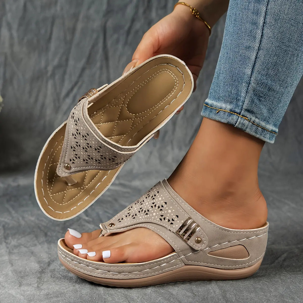 Morrie – Wedge Toe Sandals for Women