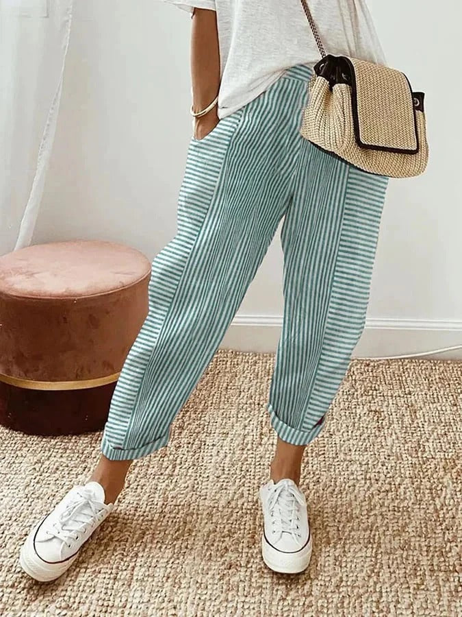 COSETTE - STRIPED TROUSERS