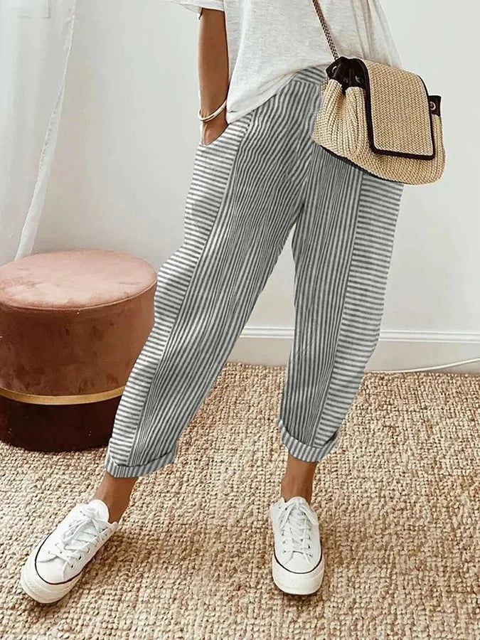 COSETTE - STRIPED TROUSERS