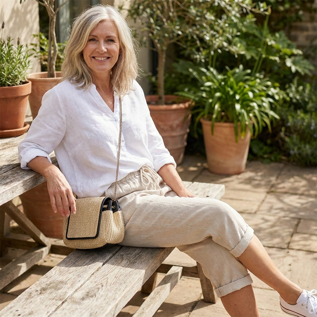 VALERRA® | COTTON LINEN LADIES SHORTS