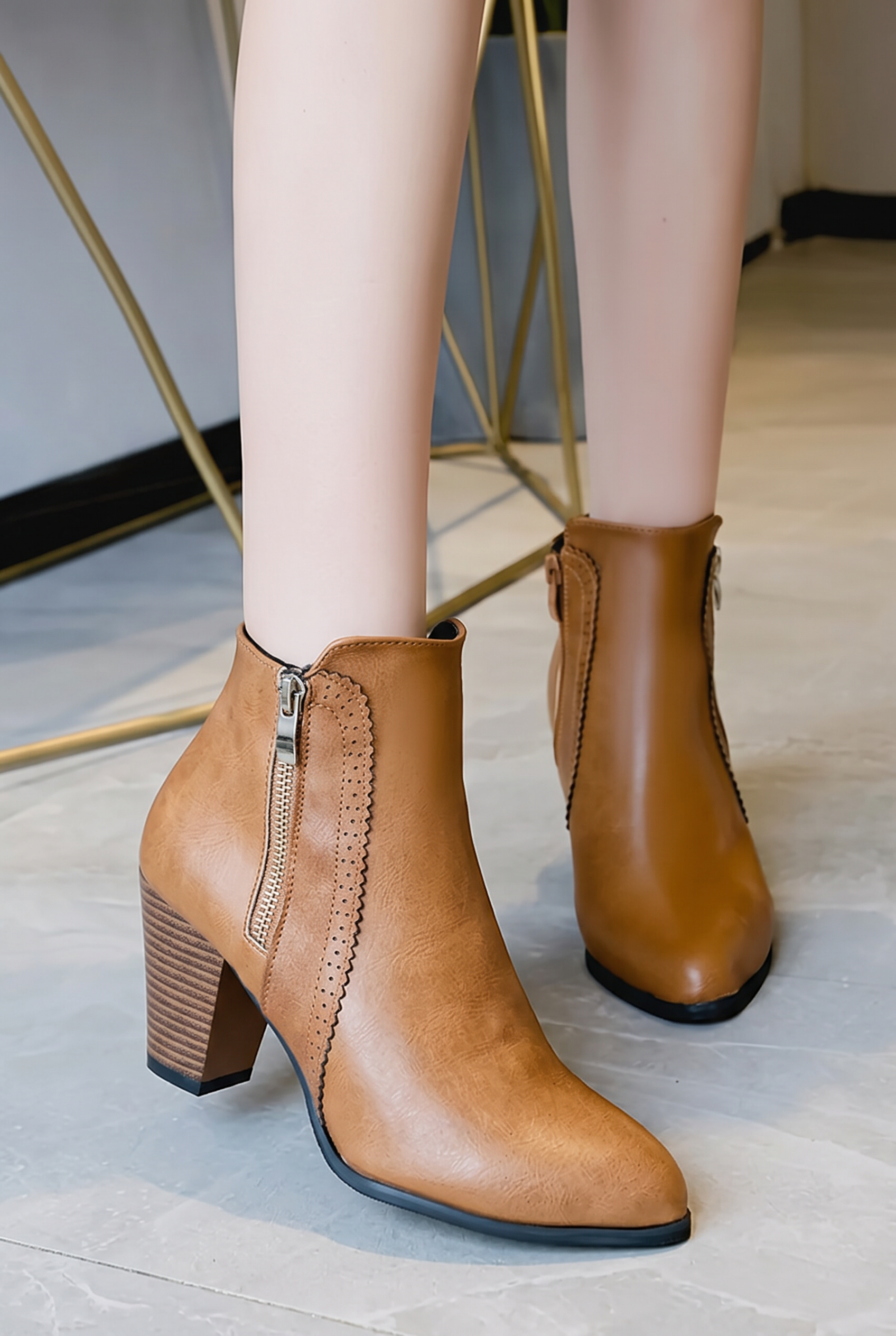 AMARISA | COMFORT CHUNKY HEELS FOR WOMEN