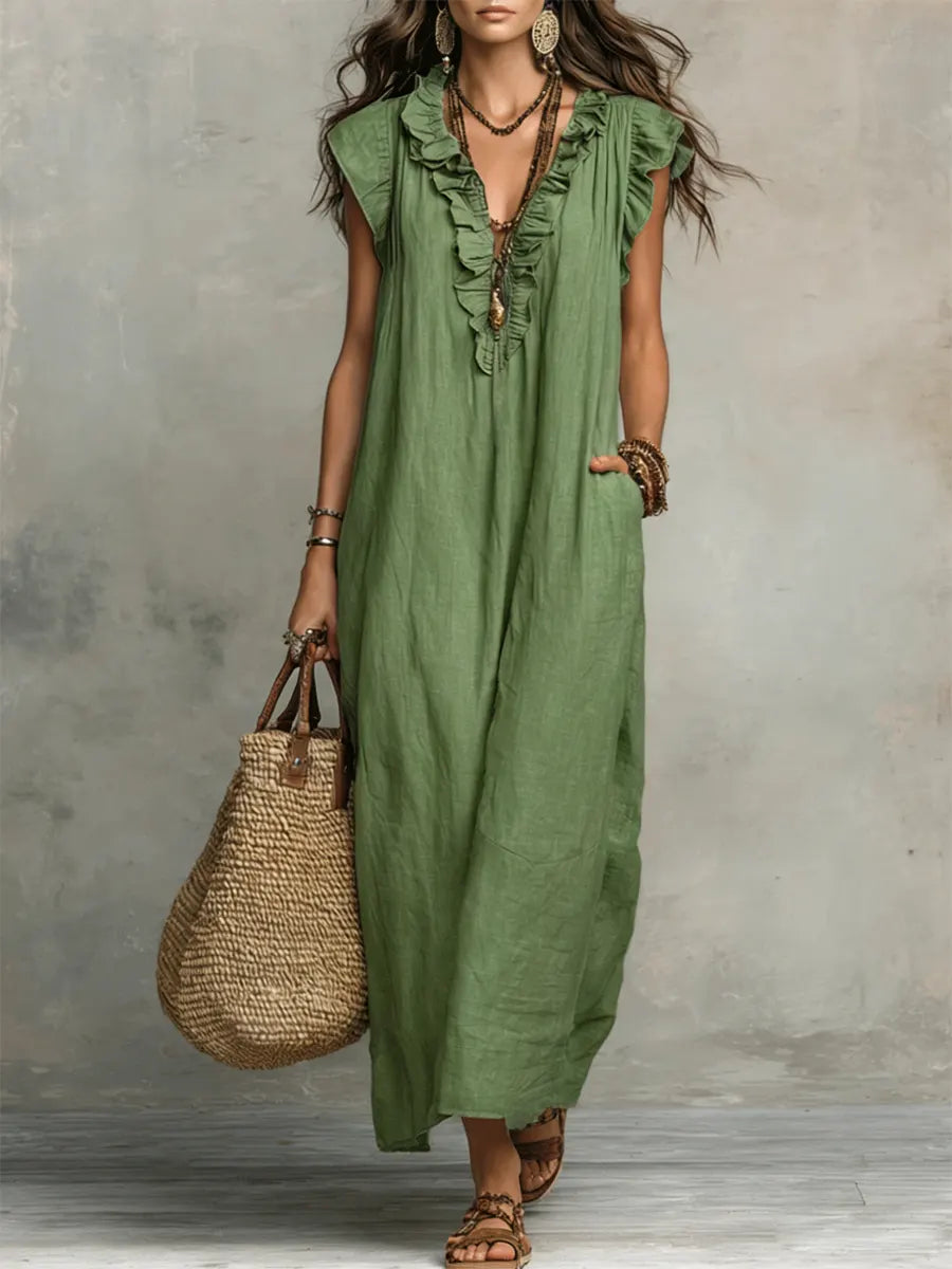 CAMELLIA | BOHEMIAN MAXI DRESS FOR WOMEN