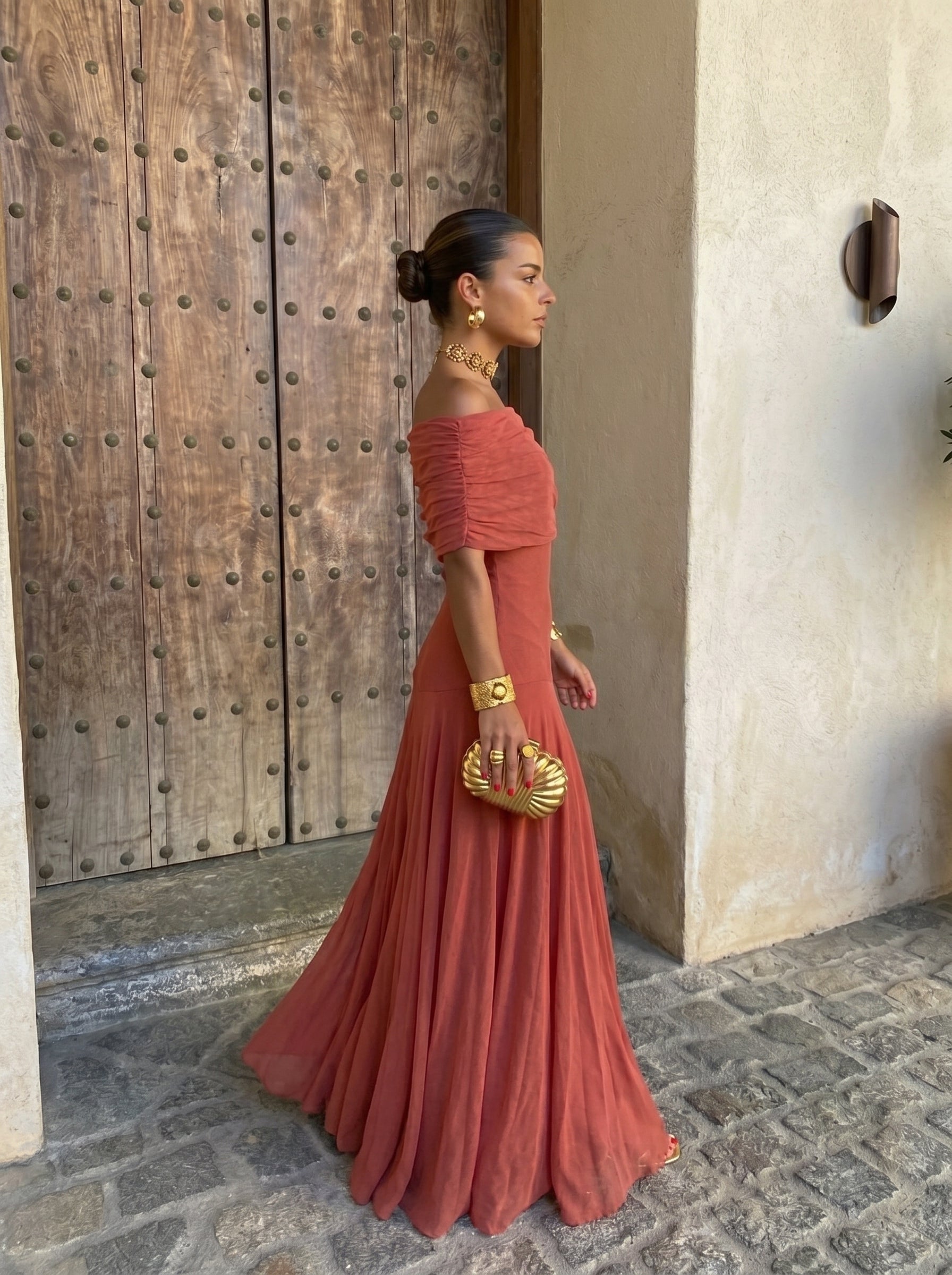 SIMBA | ELEGANT TULLE MAXI DRESS FOR WOMEN
