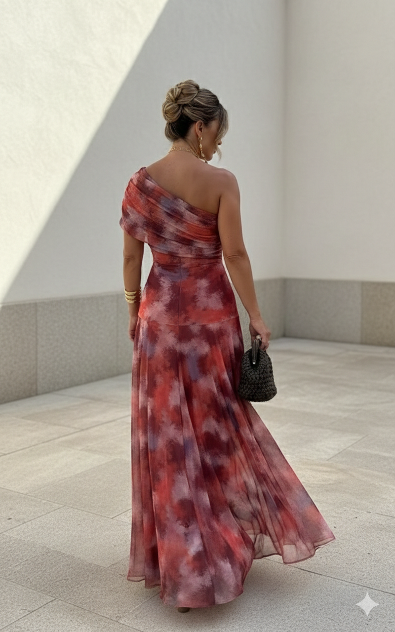 HARPER | FLOWY SATIN MAXI DRESS FOR WOMEN