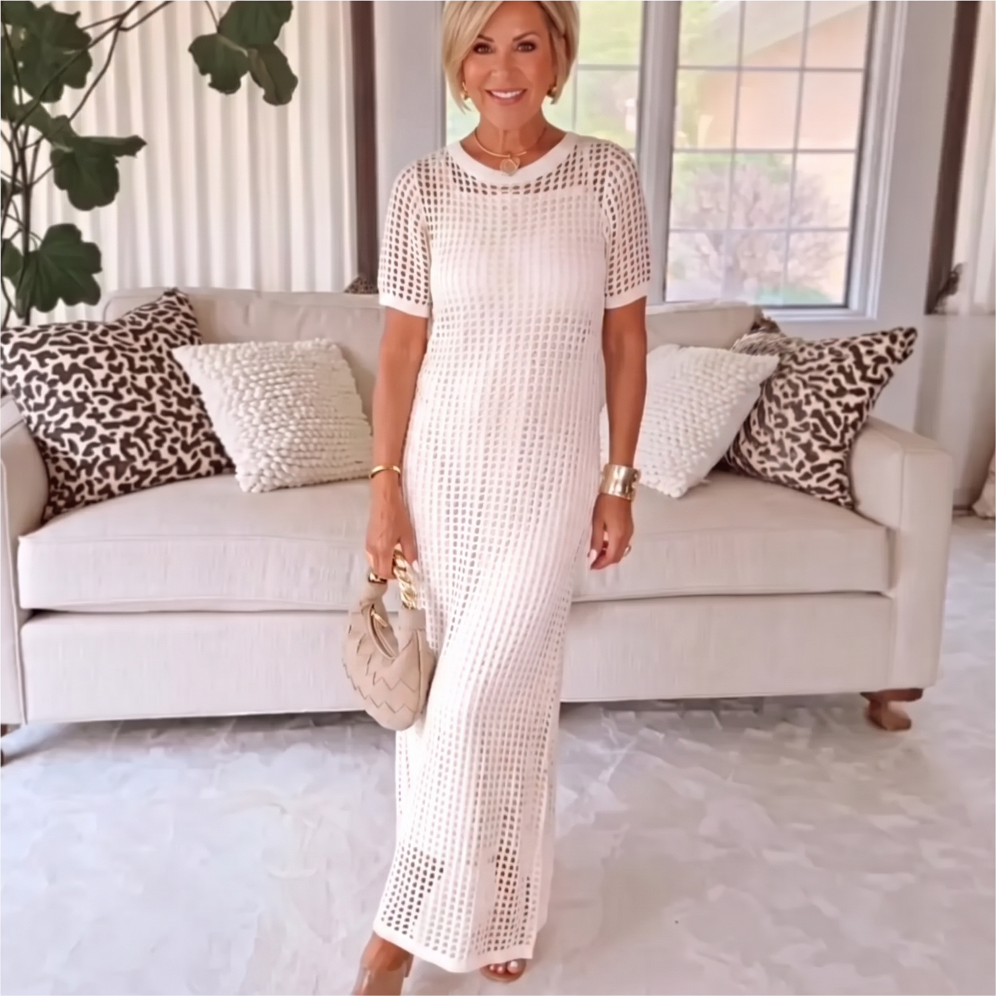 RIVIERA | CROCHET LACE TWO-PIECE SET FOR WOMEN